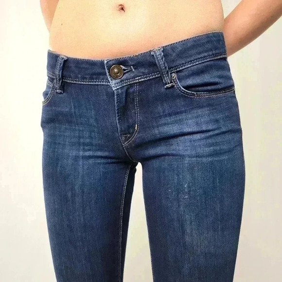 Revolve x DL1961 Sonic Slim Bootcut Dark Wash Jeans - Picture 4 of 9